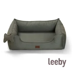Leeby cama viscoelástica caqui para perros Best