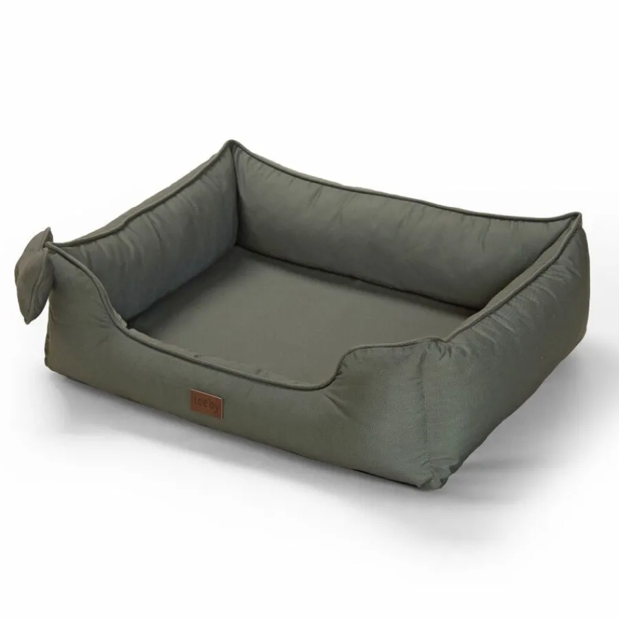 Leeby cama viscoelástica caqui para perros Best