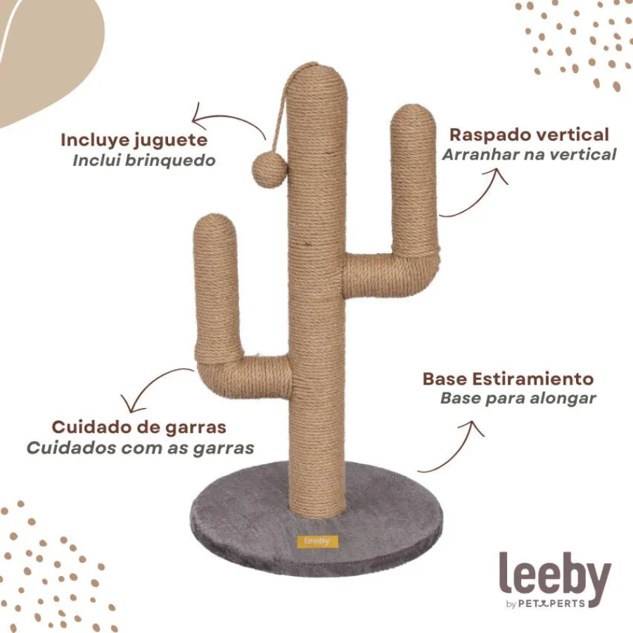 Leeby Carmen Cactus rascador con juguete para gatos Hot