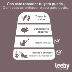 Leeby Carmen Cactus rascador con juguete para gatos Hot