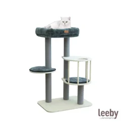 Leeby Cloud Collection torre rascador con cama para gatos Outlet
