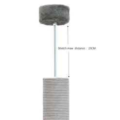 Leeby Cloud Collection torre rascador de techo con cama y juguete para gatos New