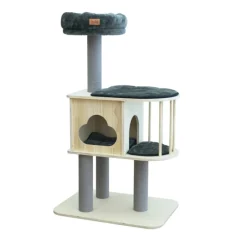 Leeby Cloud Collection torre rascador con cama nido para gatos Discount