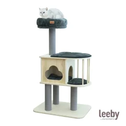 Leeby Cloud Collection torre rascador con cama nido para gatos Discount