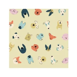 Leeby Cojín Acolchado Beige con Comics para perros Online