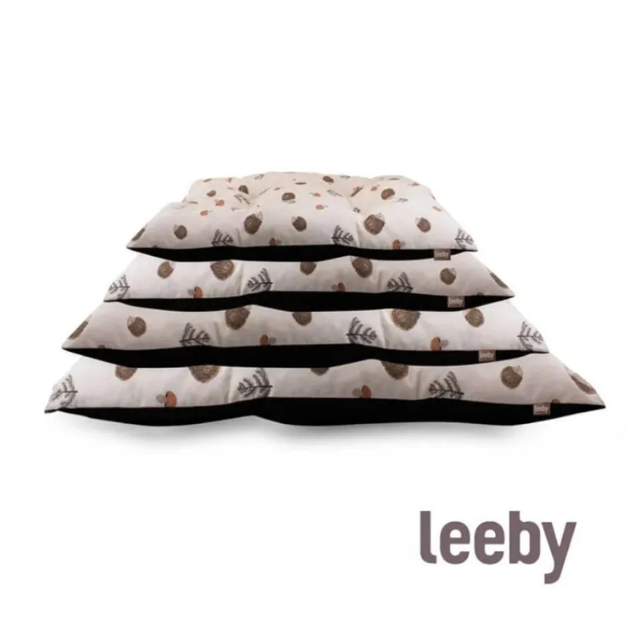 Leeby Cojín Acolchado Blanco con Erizos para perros Hot