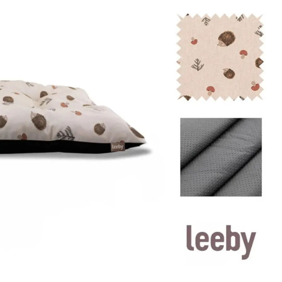 Leeby Cojín Acolchado Blanco con Erizos para perros Hot