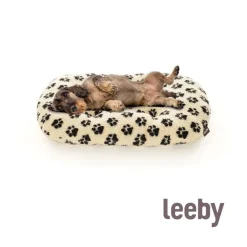 Leeby Cojín Ovalado de Huellas de Patitas para perros Outlet