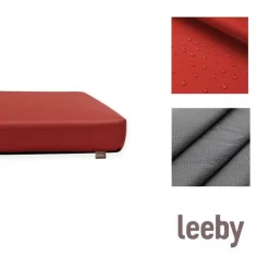 Leeby Cojín Waterproof Anti Pelos Rojo para perros Sale