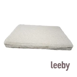 Leeby colchón borreguito beige para perros Discount