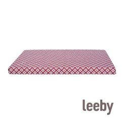 Leeby colchón impermeable rojo para perros New
