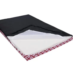 Leeby colchón impermeable rojo para perros New