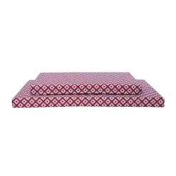 Leeby colchón impermeable rojo para perros New