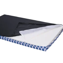 Leeby colchón impermeable azul para perros New