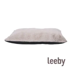 Leeby colchón suave beige para perros Clearance