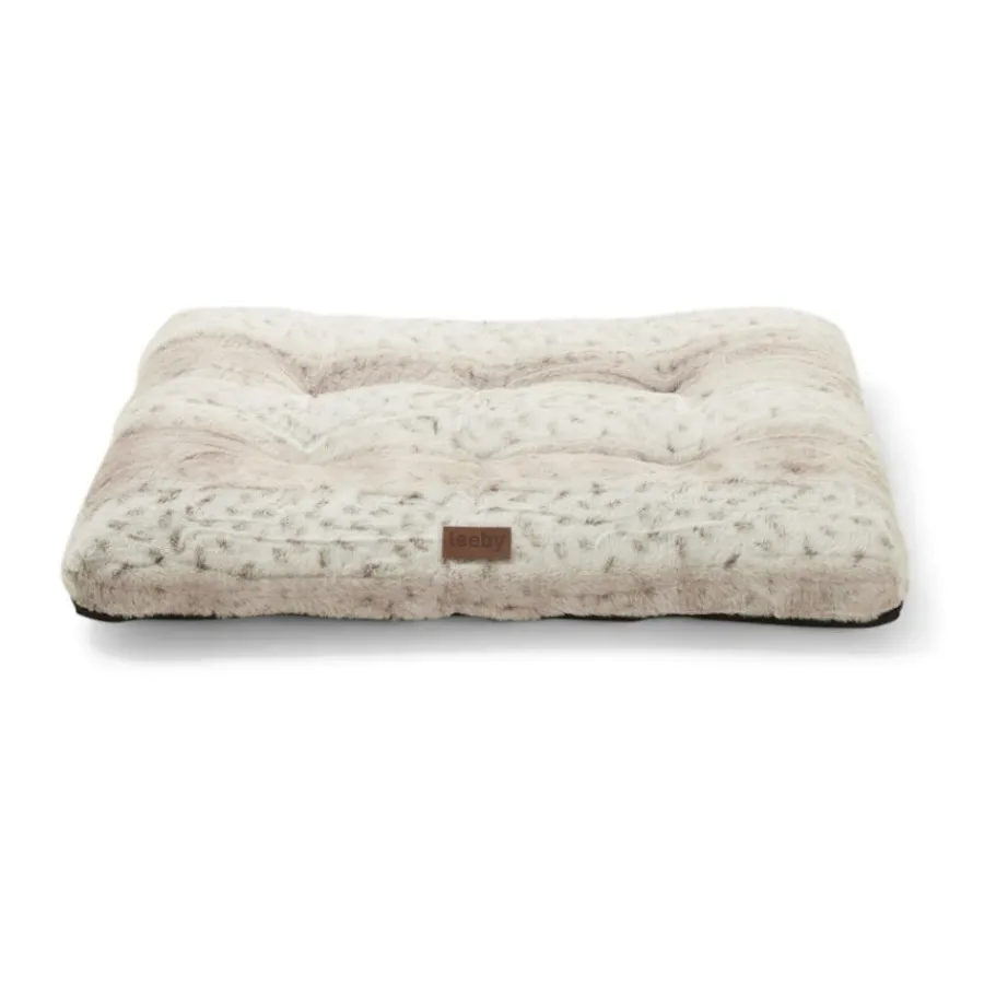 Leeby colchón suave leopardo print para perros Outlet