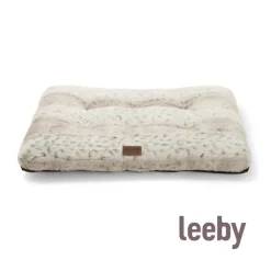 Leeby colchón suave leopardo print para perros Outlet