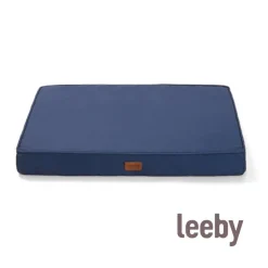 Leeby colchón viscoelástico azul para perros Discount