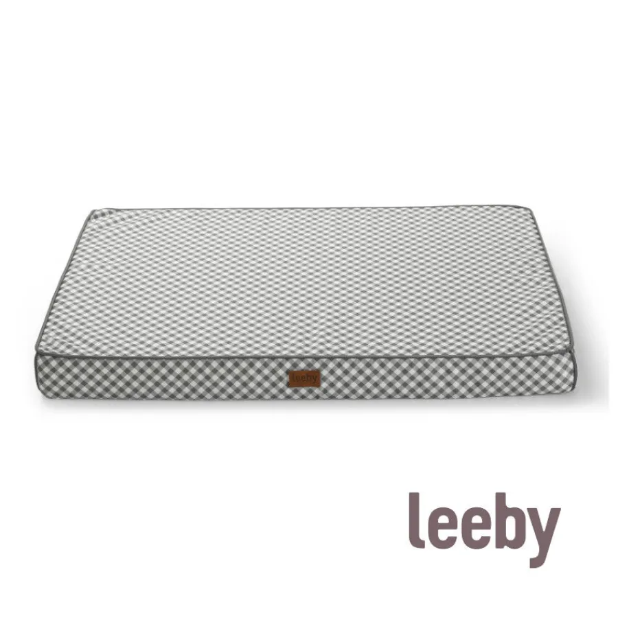 Leeby colchón viscoelástico vichy para perros New
