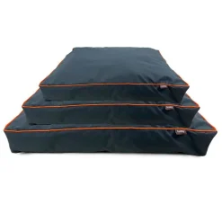 Leeby Colchón waterproof Antipelo gris para perros New