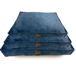 Leeby Colchoneta Impermeable y Desenfundable Azul Marino para perros Sale