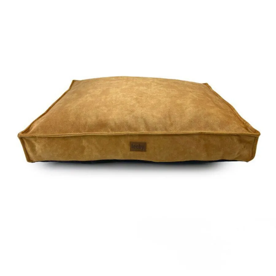 Leeby Colchoneta Impermeable y Desenfundable Dorada para perros Sale
