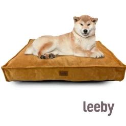 Leeby Colchoneta Impermeable y Desenfundable Dorada para perros Sale