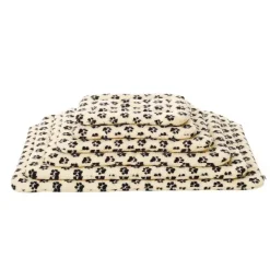 Leeby Colchoneta Suave con Estampado de Huellas para perros Online