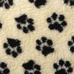 Leeby Colchoneta Suave con Estampado de Huellas para perros Online
