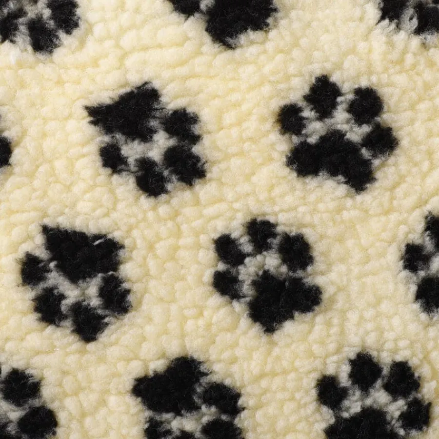 Leeby Colchoneta Suave con Estampado de Huellas para perros Online