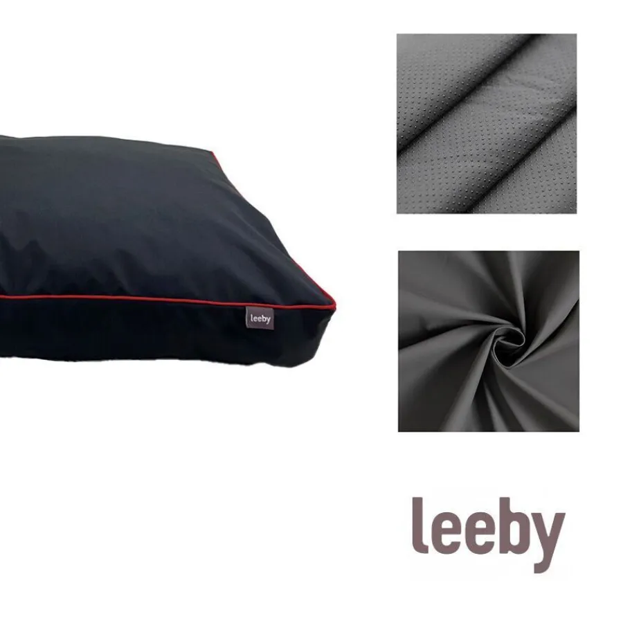 Leeby Colchoneta Waterproof Antipelo negra para perros Sale