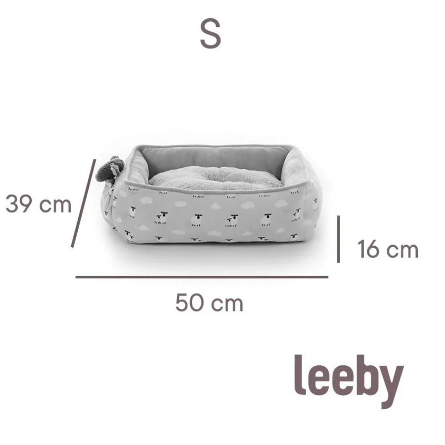 Leeby Cuna de Ovejitas con Cojín Desenfundable y Juguete para cachorros Online