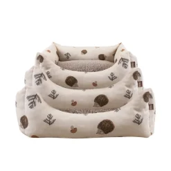 Leeby Cuna Desenfundable Blanco con Erizos para perros Outlet