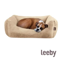 Leeby Cuna Desenfundable Beige para perros Discount