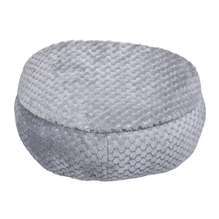 Leeby Cuna Gris y Blanco con Juguete para gatos
