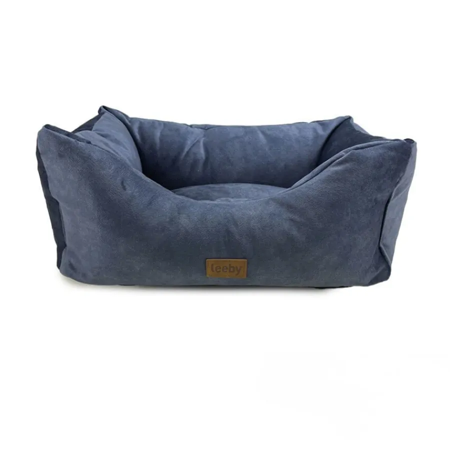 Leeby Cuna Impermeable y Desenfundable Azul Marino para perros Online