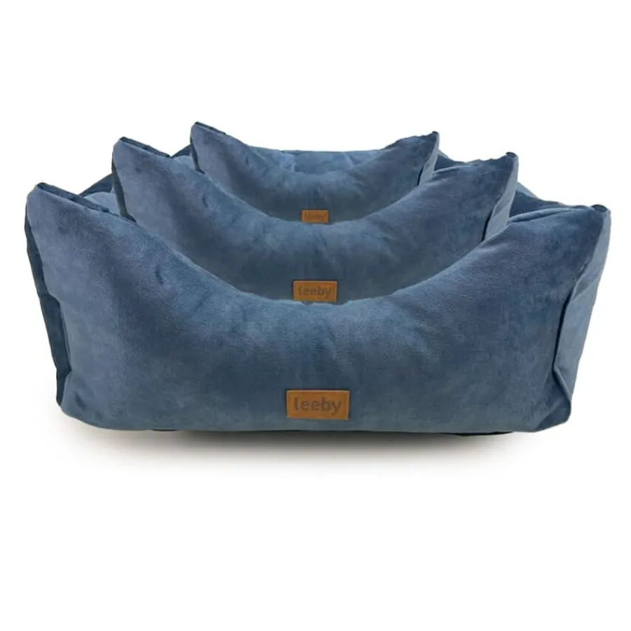 Leeby Cuna Impermeable y Desenfundable Azul Marino para perros Online