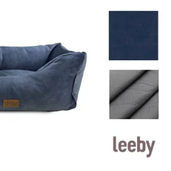 Leeby Cuna Impermeable y Desenfundable Azul Marino para perros Online