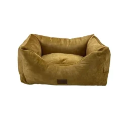 Leeby Cuna Impermeable y Desenfundable Dorada para perros New