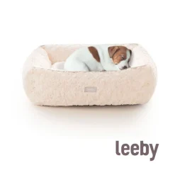 Leeby Cuna Súper Suave con Cojín Desenfundable para cachorros Clearance