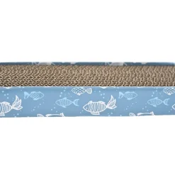Leeby Fitz tabla rascador de cartón azul para gatos Discount