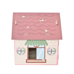 Leeby Hattie casita rascador de cartón rosa para gatos Best