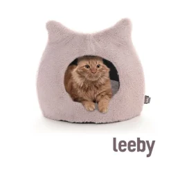 Leeby Iglú Anti Estrés Rosa para gatos Best