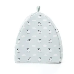 Leeby Iglú Desenfundable Blanco con Ovejitas para gatitos Best