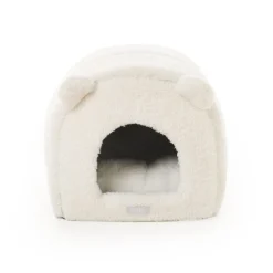 Leeby Iglú Desenfundable de Borreguito Blanco para gatitos Outlet