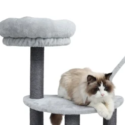 Leeby Kenzo árbol rascador con cama para gatos Sale