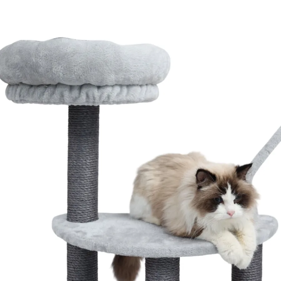 Leeby Kenzo árbol rascador con cama para gatos Sale