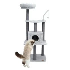 Leeby Kenzo árbol rascador con cama para gatos Sale