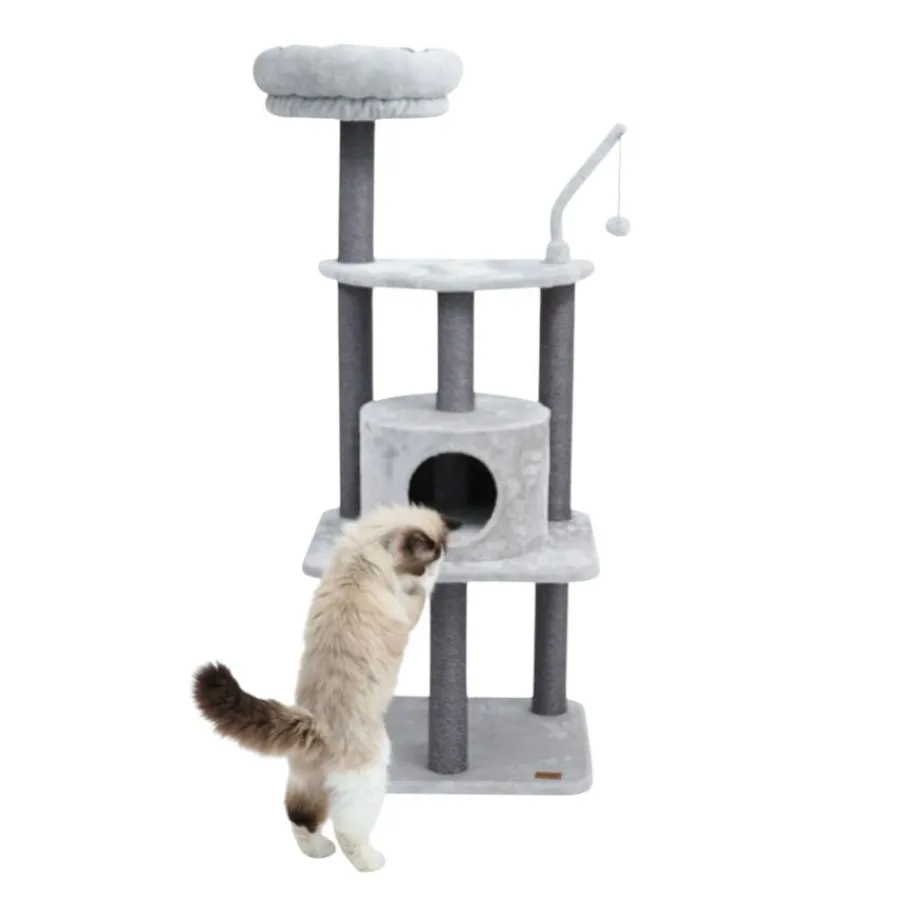 Leeby Kenzo árbol rascador con cama para gatos Sale