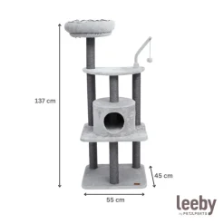 Leeby Kenzo árbol rascador con cama para gatos Sale